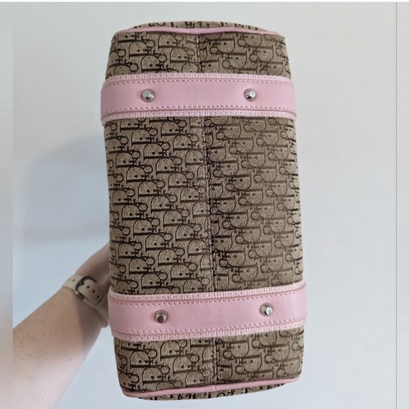 Baby pink Christian Dior Trotter Hand bag - Picture 9 of 16